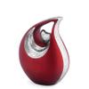 Large Red Teardrop Urn for Human Ashes Male - Earns for Adult Men and Women - Cremation Urns for Ash, Funeral/Burial Urns, Decorative and Unique Keepsake ERN, Heart Urn, 2.5 LTR Volume view 4
