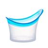 YOUNAFEN 10pcs Eye Bath Cups Eye Flushing Cup with Round for Transparent Skin Friendly Safety Eye Makeup Remover Cup & Tool 1 Eye Cups for Eye Wash Eye Cupping Tool Silicone, Blue view 4