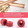 Viodmss 3pcs Copper Pipe Cleaner Set 1/2 Inch, 3/4 Inch and 1 Inch Copper Tube Brush Plumbing Cleaning Brush view 4