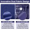 AiricePac Ice Packs for Injuries Reusable, 10x 14Gel Cold Pack for Knee Neck Shoulder Ankle Elbow Hip Back Pain Relief, Cold Compress Therapy for Swelling, Bruises, Surgery, 10x 14, Blue view 2