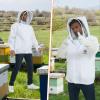 Bee keeper jacket- bee suits for sting proof for Men Women bee hat and veil- Professional Bee Jacket with Beekeeping sheepskin Gloves view 2