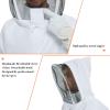 Bee keeper jacket- bee suits for sting proof for Men Women bee hat and veil- Professional Bee Jacket with Beekeeping sheepskin Gloves view 3