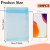 100PCS Organza Bags, 4x6 inch Small Mesh Bags Drawstring, Lake Blue Sheer Organza Bags, Party Favor Bags, Jewelry Gift Bags Candy Bags Sachet Bags for Wedding, Baby Shower, Christmas, Small Business view 2