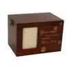 Generic Handcrafted Funeral Casket. Cinerary Casket.Funeral Supply.Ashes Cremation Urn.for Human Ashes.Container.Humans. Pets. Wood Keepsake.Funeral Urn Box.Wooden Cremation Box(Color:C), 16*11*11cm view 1