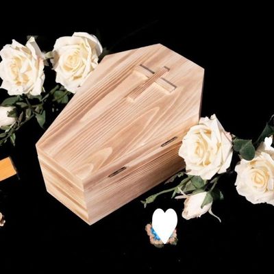 Handcrafted Funeral Casket. Cinerary Casket.Funeral Supply.Ashes Cremation Urn.for Human Ashes.Container.Humans. Pets. Wood Keepsake.Funeral Urn Box.Wooden Cremation Box(Color:A 25X15X11cm)