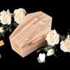 Handcrafted Funeral Casket. Cinerary Casket.Funeral Supply.Ashes Cremation Urn.for Human Ashes.Container.Humans. Pets. Wood Keepsake.Funeral Urn Box.Wooden Cremation Box(Color:A 25X15X11cm) view 1