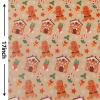 RayofSun Christmas Wrapping Paper,Gingerbread Man Candy Cane Gift Wrapping Paper Rolls,Vintage Kraft Gift Wrap Paper for Boys Girls Celebrating Xmas,1PC 17 in x 32 ft Mini Roll view 2