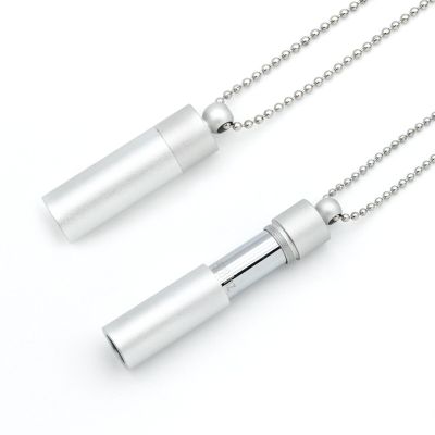 MIKUHOT 528 Hz Meditation Necklace Breathing Frequency Sound Healing Device by Adjusting The Breathing for Anxiety & Stress Relief Mindfulness (Silver)