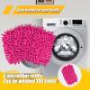 4pcs Duster Refills, Microfiber Ceiling Fan Duster 360 Refills Heavy Duty Hand Dusters for Cleaning Compatible with (Rose Red,Handle Not Included) view 4