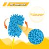 4pcs Duster Refills for, Microfiber Ceiling Fan Duster 360 Refills Heavy Duty Hand Dusters for Cleaning Compatible with (Blue,Handle Not Included) view 3