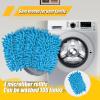 4pcs Duster Refills for, Microfiber Ceiling Fan Duster 360 Refills Heavy Duty Hand Dusters for Cleaning Compatible with (Blue,Handle Not Included) view 4