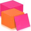 120 Pcs Pink And Orange Paper Napkins Hot Pink Napkins Paper 6.5*6.5 Inch Disposable Beverage Napkins Cocktail Luncheon Napkins For Tequila Sunrise Bachelorette Party Wedding Baby Shower Table Decor view 1