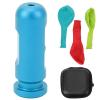 Diving Ear Pressure Balance Tool, Aluminum Alloy Ear Equalization Training Tool with 3 Balloons for Underwater Training (Blue view 1