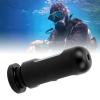 Aluminum Alloy Ear Equalization Training Tool with 3 Balloons for Snorkeling Underwater Diving Beginner (Black view 2