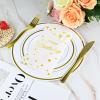 100 Happy Birthday Guest Napkins - Disposable Gold Foil Balloons Paper Hand Towels, 3 Layers White and Gold Birthday Dinner Napkins for Men Women Birthday Party Table Decorative view 4