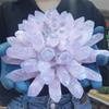 KatLin Natural Stone Shallow Pink Crystal Clusters Quartz Crystal Mineral Home Decor(Size:4-5kg) view 1
