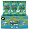Edamame Beans Snack by Zest Delites, Crunchy Dry Roasted, Sea Salt, Healthy Snacks High Protein (12g), Gym & Workout, Vegan, Keto, Low Carb, Office & Travel, Lunchbox Snack, 0.9oz 24 Pack view 1