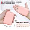 Pill Organizer with Medicine Labels 146 Labels Travel Daily Pill Container Mini Medication Organizer Storage Pill Organizer Travel Essentials Pill Case 7 Day (Blue, 1 Pack(Large)) view 3