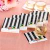 Fun Express Black & White Striped Bridal Shower Beverage Napkins Bulk 96 Pieces view 2