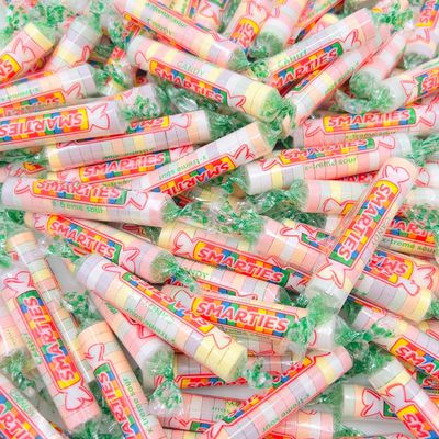 FOTE HOME GOODS Smarties Extreme Sour Candy Bulk - 5 Lbs Parade Throwers
