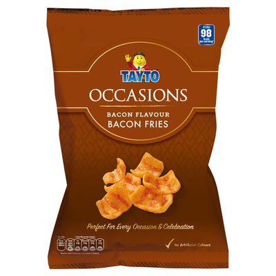 Tayto Occasions Bacon Flavour Bacon Fries, 80g (2.82oz), Pack of 3