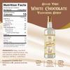 ChocZero Sugar Free White Chocolate Syrup for Coffee - Latte Flavoring Syrups - Keto Friendly, Zero Sugar, 25.4 Ounces (Pack of 1) view 2