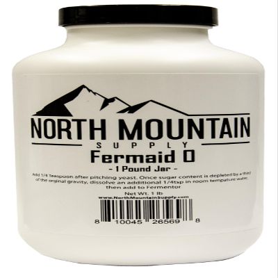 North Mountain Supply Fermaid O Yeast Nutrient - for Beer and Wine Homebrewing - 1 Pound Jar