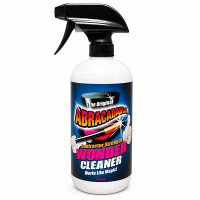 Abracadabra Wonder Cleaner Spray 16 oz - As Seen on TV Contractor Strength Adhesive, Tar, Gum, Sap & Sticker Remover - Citrus Cleaner for Cars, Garage Floors, Concrete, Tile, Metal & Wood
