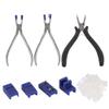 3pcs Stainless Steel Rimless Eyeglasses Repair Kit,Optical Eyeglasses Adjusting Pliers Repairing Kit,with Bag,for Eyeglasses Repair,Professional Silhouette Glasses Repair Parts for Rimless Glasses view 4