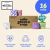 Who Gives A Crap | 100% Recycled Toilet Paper, 16 Rolls, 330 Sheets, Soft & Strong, Virgin Tree Free, Bulk Toilet Paper view 2