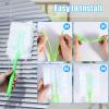 30PCS Disposable Dusters Refills Compatible with Swiffer,180 Degree Electrostatic Disposable Replacement Head for Home,Office,Ceiling Fans,Blinds and Furniture Dusting view 3