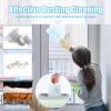 30PCS Disposable Dusters Refills Compatible with Swiffer,180 Degree Electrostatic Disposable Replacement Head for Home,Office,Ceiling Fans,Blinds and Furniture Dusting view 4