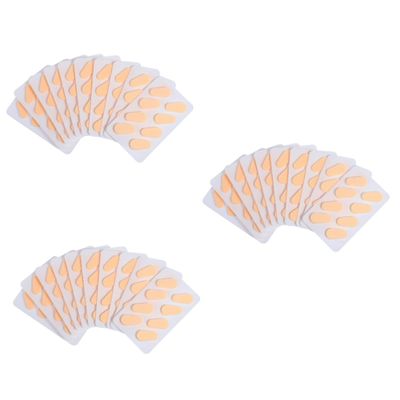NOLITOY 120pairs Skid Glasses Nose Pads Sponge Nose Cushions for Comfort Lightweight Replacement for Frames Skin Tone Waterdrop Shape