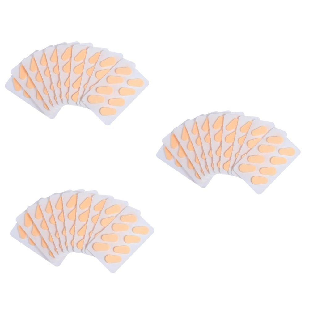 NOLITOY 120pairs Skid Glasses Nose Pads Sponge Nose Cushions for Comfort Lightweight Replacement for Frames Skin Tone Waterdrop Shape