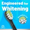 Oralica - Japanese Brand Whitening Replacement Toothbrush Heads, Compatible with Philips Sonicare Click-on Handles, 10 Pack, Medium, with Tongue Cleaner (CA668, Black) view 2