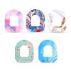 25pcs Adhesive Patches for Omnipod, Waterproof Sensor Patches Stickers Pre-Cut Sweatproof Breathable Sensor Cover Adhesive CGM Tape Compatible with Omnipod 5 (Marble Texture) view 1