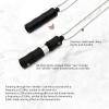 MIKUHOT 528 Hz Meditation Necklace Breathing Frequency Sound Healing Device by Adjusting The Breathing for Anxiety & Stress Relief Mindfulness (Black) view 2