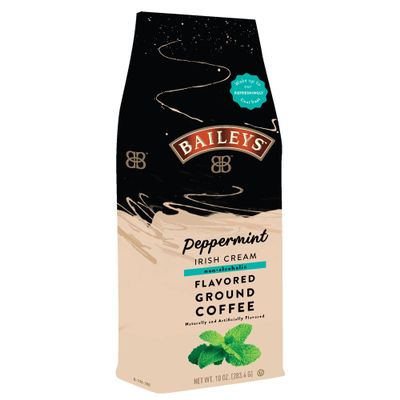 Bailey's Peppermint Irish Cream flavored Medium Roast Ground Coffee - 10oz Bag