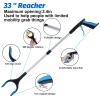 6 in 1 Hip Kit, Suitable for Elderly or Knee Back Surgery Patients, Hip Replacement Recovery Kit, Foldable Reacher, Shoe HornDressing Stick, Sock Aids, Long Leg Lifter, Back Scratcher, Loofah Brush view 2