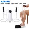 6 in 1 Hip Kit, Suitable for Elderly or Knee Back Surgery Patients, Hip Replacement Recovery Kit, Foldable Reacher, Shoe HornDressing Stick, Sock Aids, Long Leg Lifter, Back Scratcher, Loofah Brush view 3