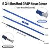 Beveetio 6.3 FT CPAP Hose Cover for Resmed Climatelineair Airsense 10 & 11, CPAP Tube Cover with Full Length Zipper, Insulated Fabric Wraps for CPAP, Cat Proof CPAP Tube Sleeve view 2