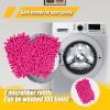 2pcs Duster Refills, Microfiber Dusters Heavy Duty Refills 360 Ceiling Fan Duster Replacements Reusable Hand Dusters for Cleaning (Rose Red) view 4