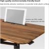 KJLYLPP Overbed Table Height Adjustable Overbed Bedside Table with Wheels Pneumatic Mobile Standing Desk Laptop Desk Rolling Computer Cart for Home Use Portable (A) view 4