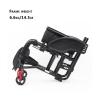 Lightweight Wheel Chair For Adults,Aluminum Alloy Wheelchair,Sports Folding Transport Wheelchair,Self-propelled Manual Wheelchairs,Mobility Aids For Adult,with Handbrakes,Quick Release Rear Wheels(Siz view 2