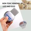 2 PCS Lice Comb,Flea Comb Lice Comb For Kids Stainless Steel Hair Dandruff Comb Effectively Get Rid Of Hair Lice And Nits Best Results For Infection And Re-Infection In Kids & Adults view 3