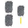 2pcs Duster Refills for Swiffer, Microfiber Dusters Heavy Duty Refills 360 Ceiling Fan Duster Replacements Reusable Hand Dusters for Cleaning (Gray) view 1