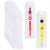 100Pack Resealable Beadable Pen Packaging Clear Pen Bags Great for Bead Pen Office Home Party Favor Food Storage Cookies Sample Jewelry Snack (2.16x8.66inch) view 1
