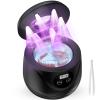 Retainer Cleaner - Raccomb 250ML/45kHz Dental Cleaning Machine for Dentures, Aligner, Night Guard and Mouthguard, 6 LED Lights Cleaner Machine for Dental Appliances view 1