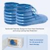 Microwavable Booties for Cold Feet, Microwave Heated Foot Warmer for Plantar Fasciitis, Arthritis & Achilles Pain Relief - Hot Therapy Microwave Socks for Men and Women - Medium Size view 4