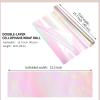 woric Cellophane Wrap for Gift Baskets 31.5 In X 66 Ft Iridescent Easter Cellophane Wrap Roll Gift Basket Wrapping Plastic for Easter Gifts Treats Wedding Party favor Birthday Crafts view 2